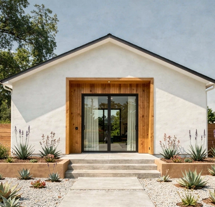 Custom detached ADU construction project in Los Angeles