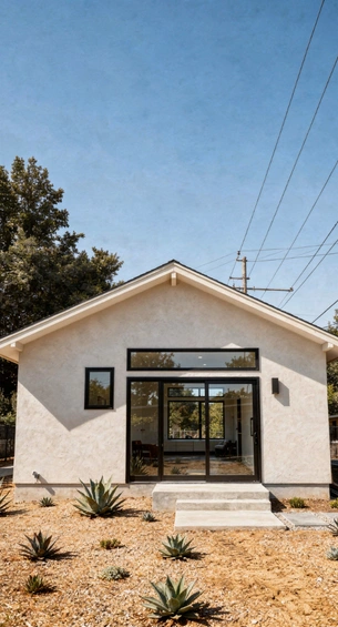 Custom detached ADU construction project in Los Angeles